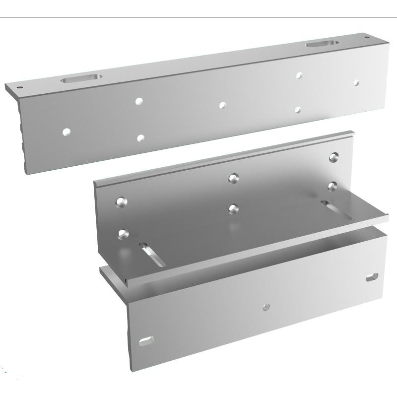 Kit de montajes Z y L para Cerradura Magnética HIKVISION / Compatible con DSK4H255S / Uso en Puerta de Madera y Metal