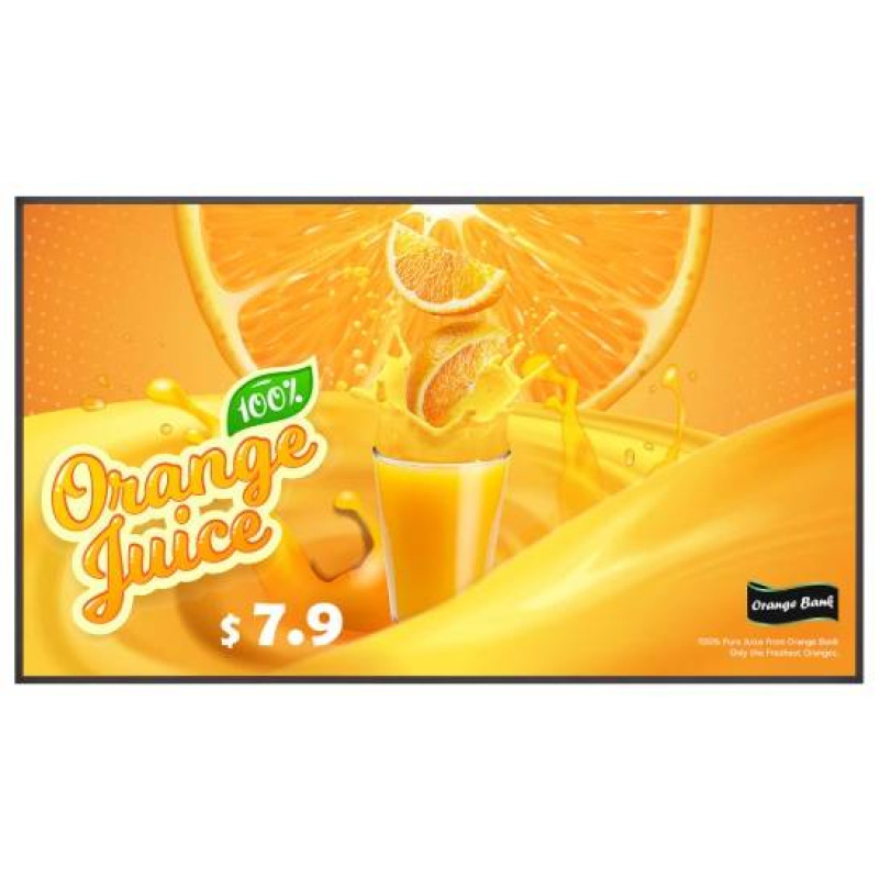 MONITOR DE SEÑALIZACION DIGITAL LG DE 43 PLG USO 24/7 BRILLO 500 NITS, BISEL UNIFORME 11.4 MM  WEBOS 8.0, INTERFAZ HDMI 3 / HDMI OUT (1) / DP / USB 2.0 / RS232C / RJ45 / AUDIO / IR