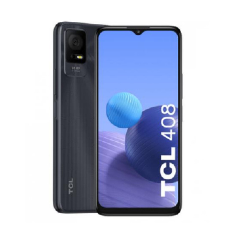 TCL 408 16.8 cm (6.6") SIM dual Android 12 4G USB Tipo C 4 GB 64 GB 5000 mAh Gris