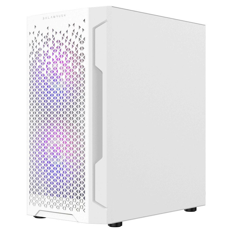 GABINETE GAMER BALAM RUSH ARTIC GI725 / MINI TORRE / MICRO ATX, MINI ITX / VENTILADOR RGB / PANEL CRISTAL TEMPLADO, METAL / BLANCO / BR-936125 image 2
