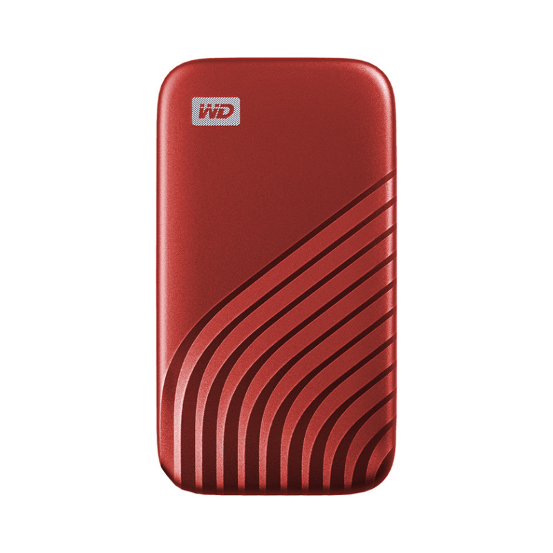 UNIDAD DE ESTADO SOLIDO SSD EXTERNO WD MY PASSPORT 1TB PORTATIL USB 3.2 TIPO C ROJO WINDOWS MAC BACKUP ENCRIPTACION WDBAGF0010BRD-WESN