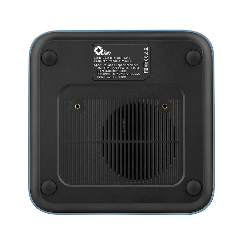MINI PC QIAN (QII-11381) CORE I3-1115G4,8GB DDR4,128 NVME,USB 3.0,USB C,HDMI,DP,WIFI,BT,W11 PRUEBA image 5