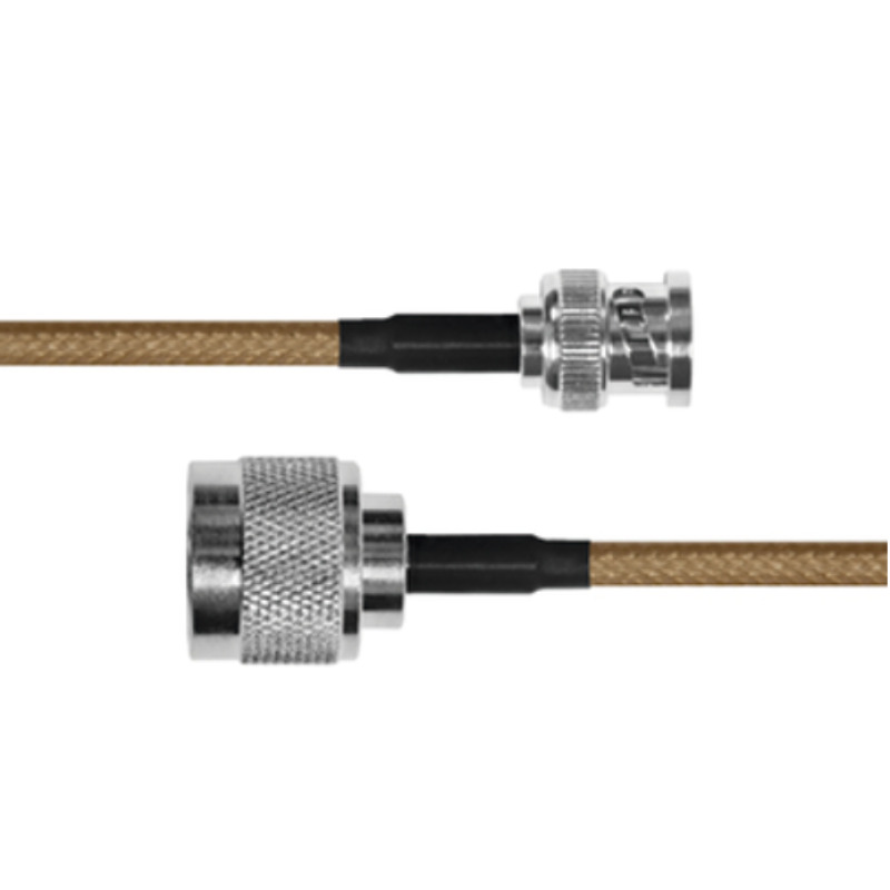 Jumper con Cable LP142 de 60 cm con Conectores BNC Macho a N Macho
