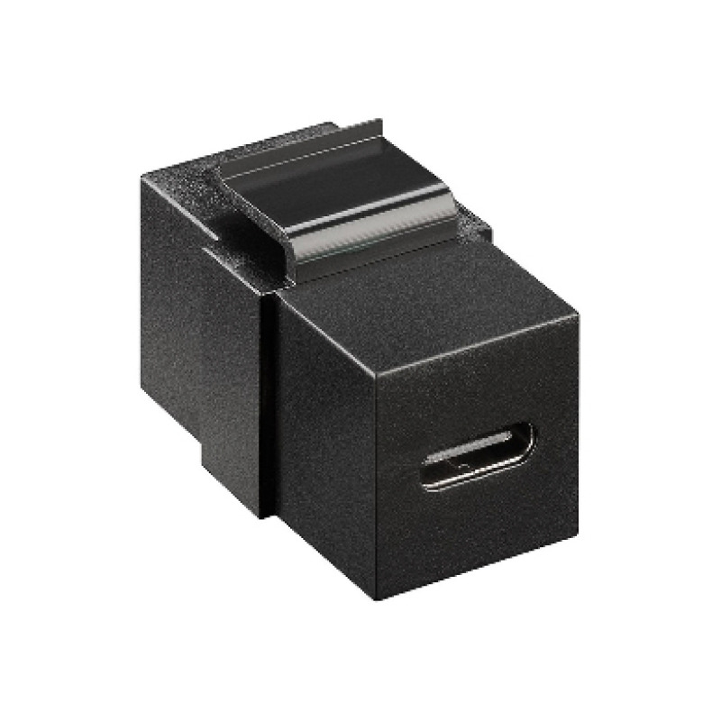 BRobotix 6005965 cambiadores de género de cables USB-C Negro