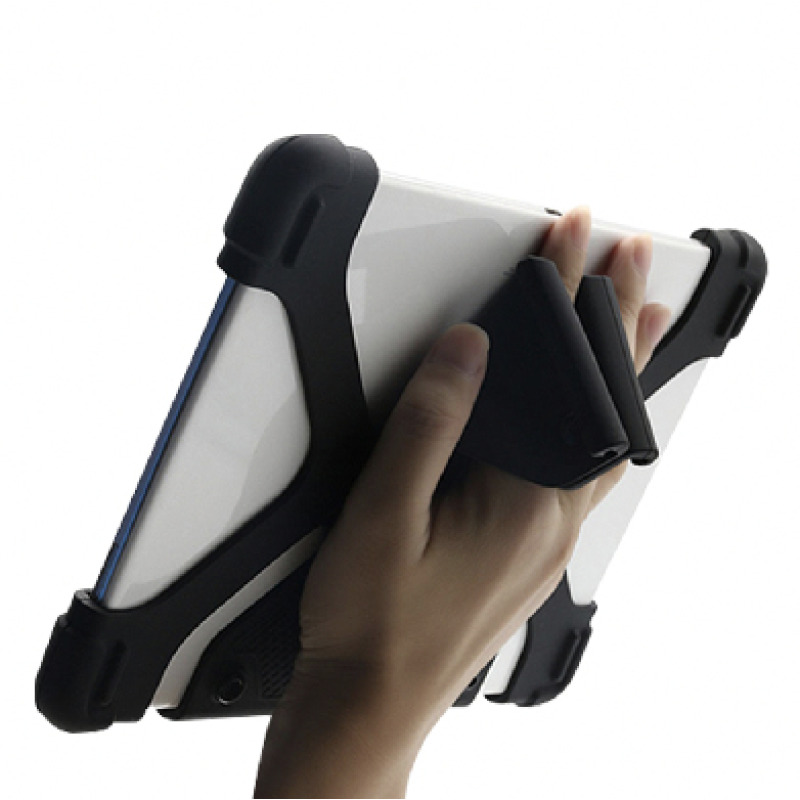 Funda protectora BRobotix universal de uso rudo para tabletas de 8-9 y 12 de silicon negro image 7