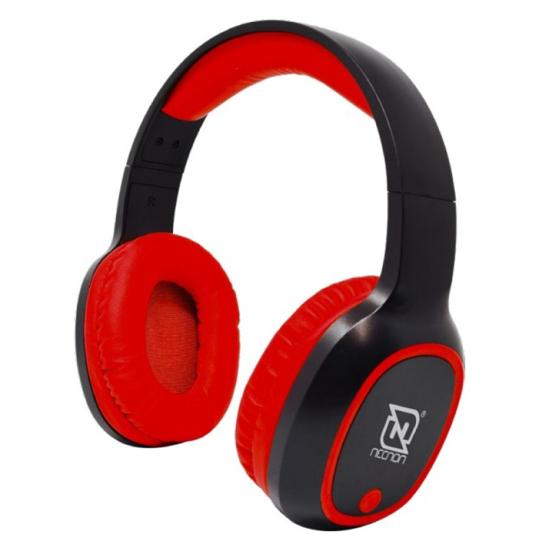 Necnon NBAB042500 audífono y auriculare Auriculares Inalámbrico Diadema Llamadas/Música Bluetooth Rojo