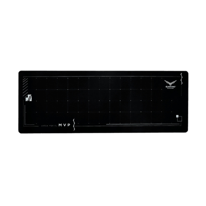 MOUSEPAD NACEB (NA-0961) XXL,SEDA,ANTIDERRAPANTE,30*90,NEGRO
