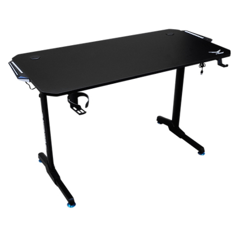 Escritorio Gamer Naceb Fibra de Carbon 130x60x75 CM Negro