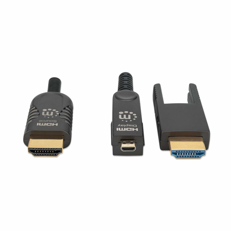 CABLE HDMI FIBRA OPTICA /MANHATTAN/355698/M-M  4K@60HZ 50.0M CONECTOR HDMI DESMONTABLE image 3