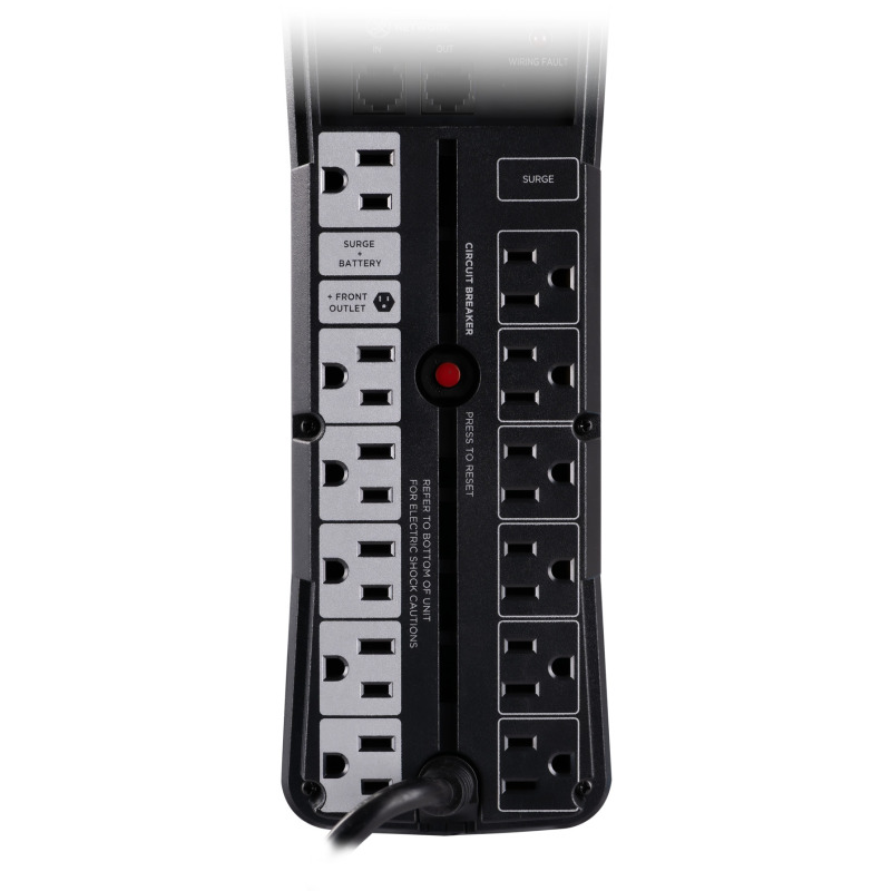 UPS CYBERPOWER GX150C2 1500VA 1000W 120V PFC ACTIVO RGB PANEL LCD USB-CX2 image 10