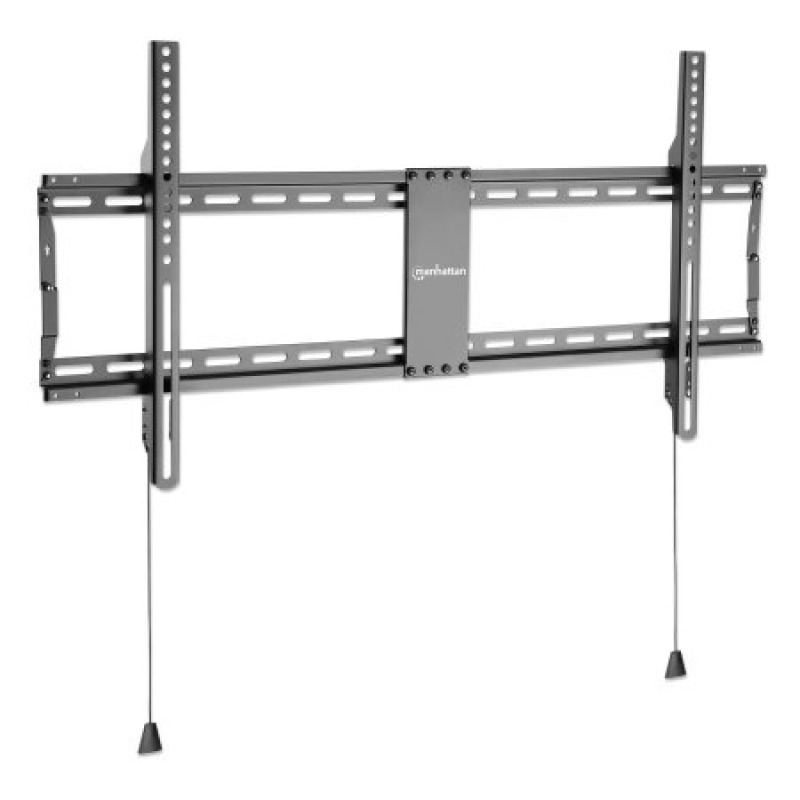 MANHATTAN 461948 - Soporte fijo ultradelgado para TV / Soporta un televisor de 43" a 100" de hasta 70 kg (154 lbs.), soporte fijo para televisor, diseño ultradelgado, plegable para un embalaje compacto y fácil de transportar, negro image 4