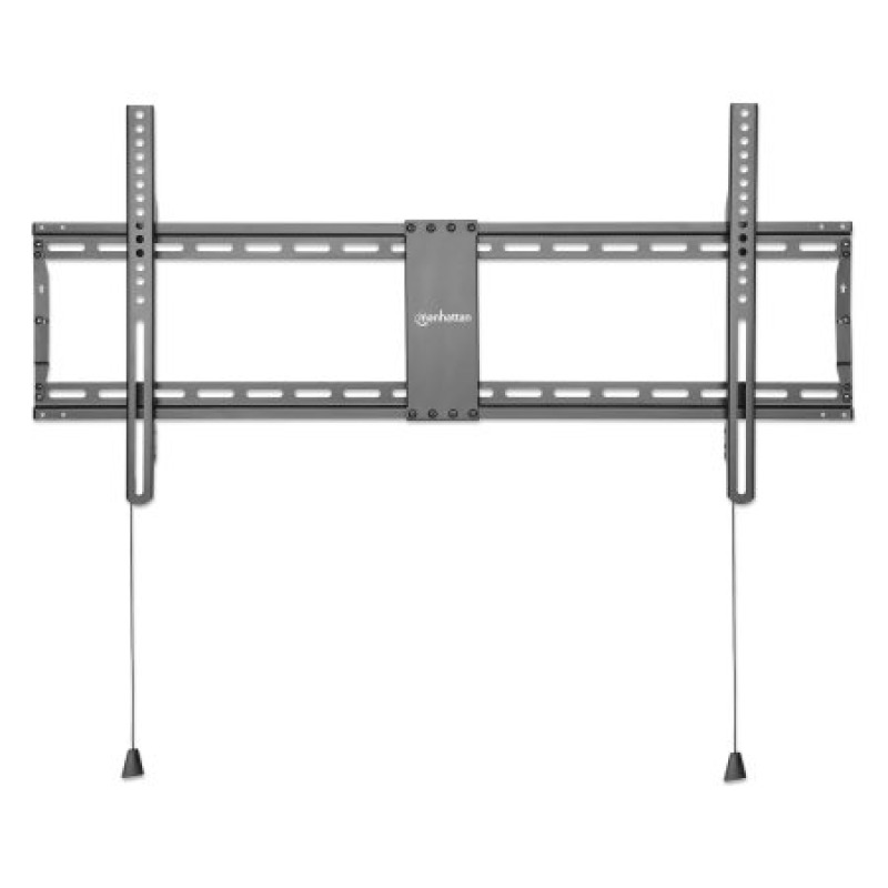 MANHATTAN 461948 - Soporte fijo ultradelgado para TV / Soporta un televisor de 43" a 100" de hasta 70 kg (154 lbs.), soporte fijo para televisor, diseño ultradelgado, plegable para un embalaje compacto y fácil de transportar, negro image 5
