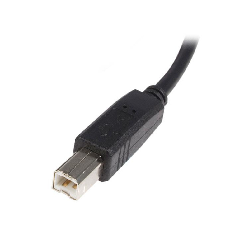 CABLE USB DE 3M PARA IMPRESORA - 1X USB A MACHO - 1X USB B MACHO - ADAPTADOR NEGRO - STARTECH.COM MOD. USB2HAB3M image 3