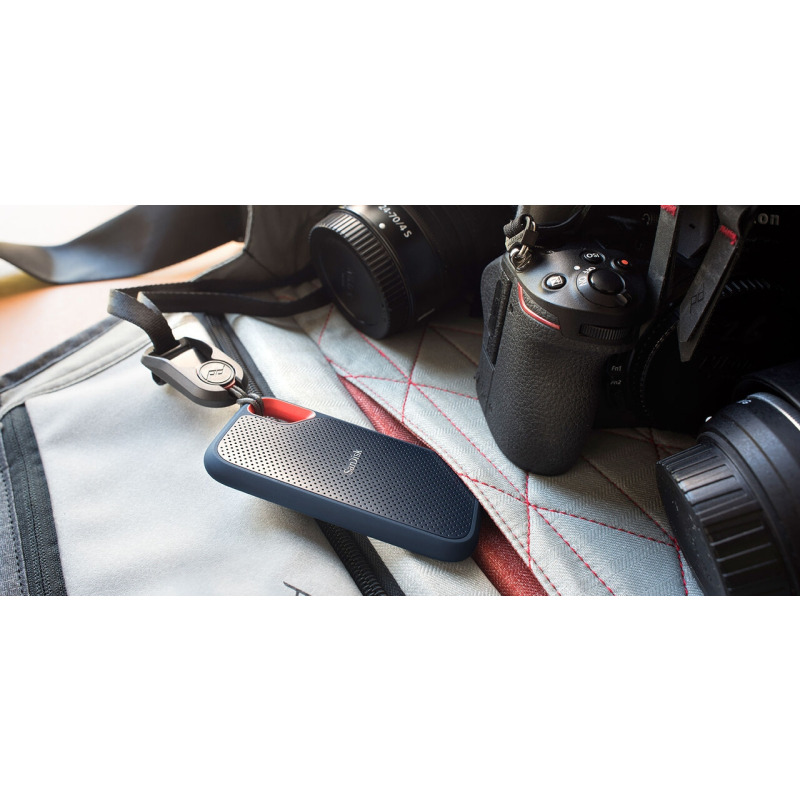 UNIDAD DE ESTADO SOLIDO SSD EXTERNO SANDISK EXTREME PORTABLE 2TB 2.5 USB 3.2 VELOCIDAD DE LECT. 1050 MB/S USO RUDO SDSSDE61-2T00-G25 image 10