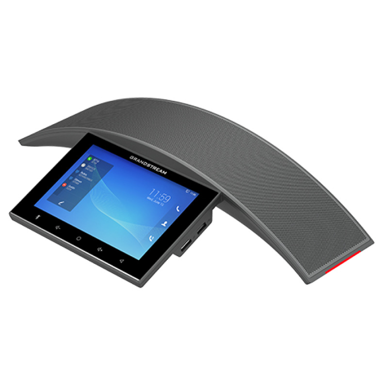 Teléfono  Audioconferencias IP Android 10 12 líneas SIP con 12 cuentas pantalla táctil  8 puertos Gigabit WiFi Bluetooth PoE codec Opus IPV4/IPV6 con gestión en la nube GDMS image 3