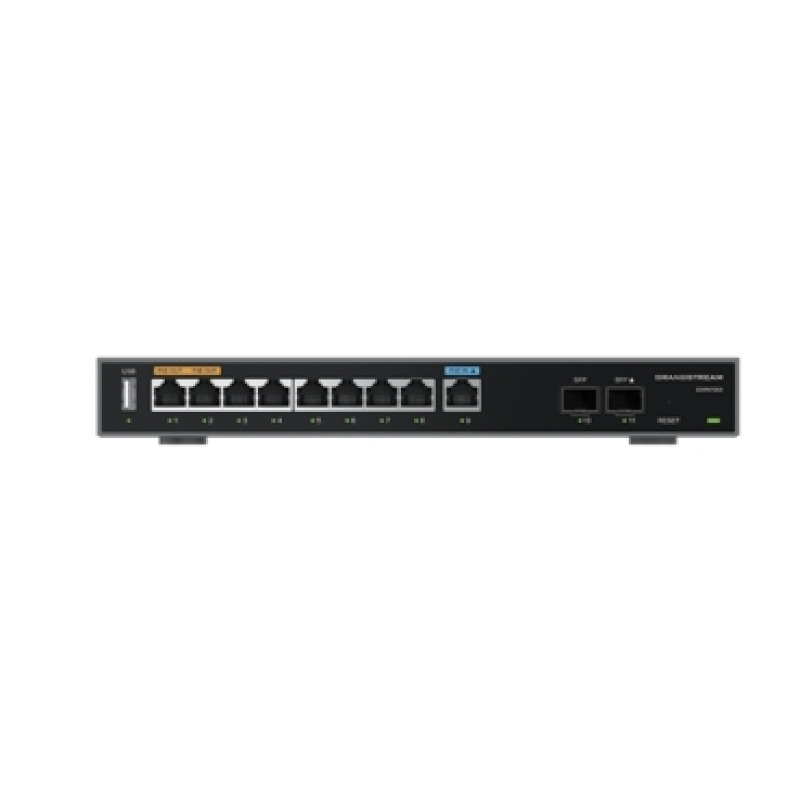 Router Gigabit VPN / Balanceador de cargas / 60000 sesiones NAT /  9 puertos 10/100/1000 Mbps  2 puertos SFP WAN/LAN / 1 puerto entrada PoEaf/at / 2 puertos salida PoE af/at / Compatible con GWN Cloud image 4