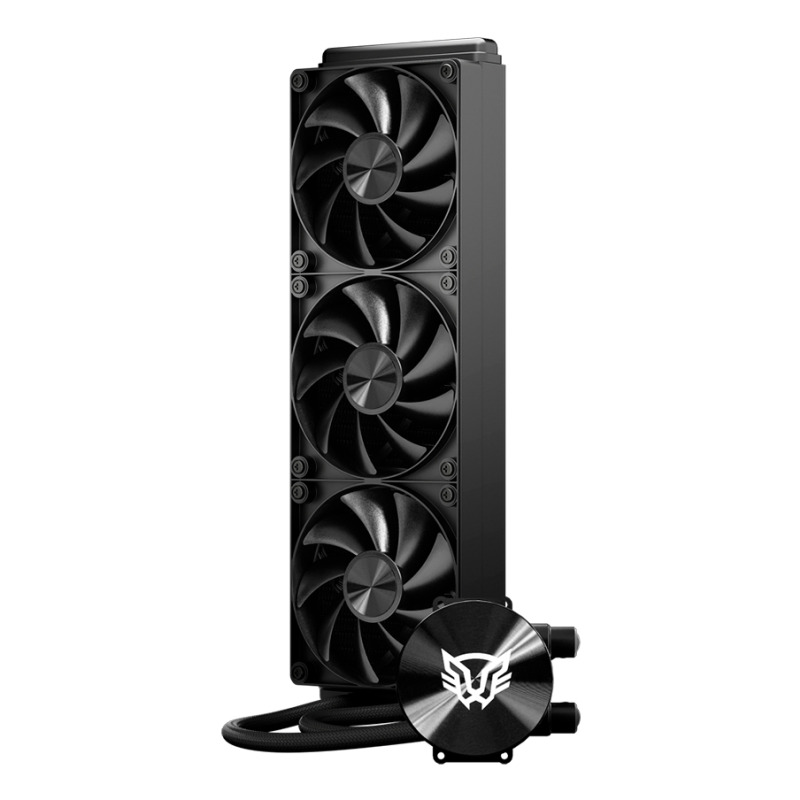 ENFRIAMIENTO LIQUIDO GAMER BALAM RUSH CRYO ALLBLACK 360 / 3 VENTILADORES / 120MM / RODAMIENTO CERAMICO / 67.5 CFM / 1800 RPM / NEGRO / BR-944106