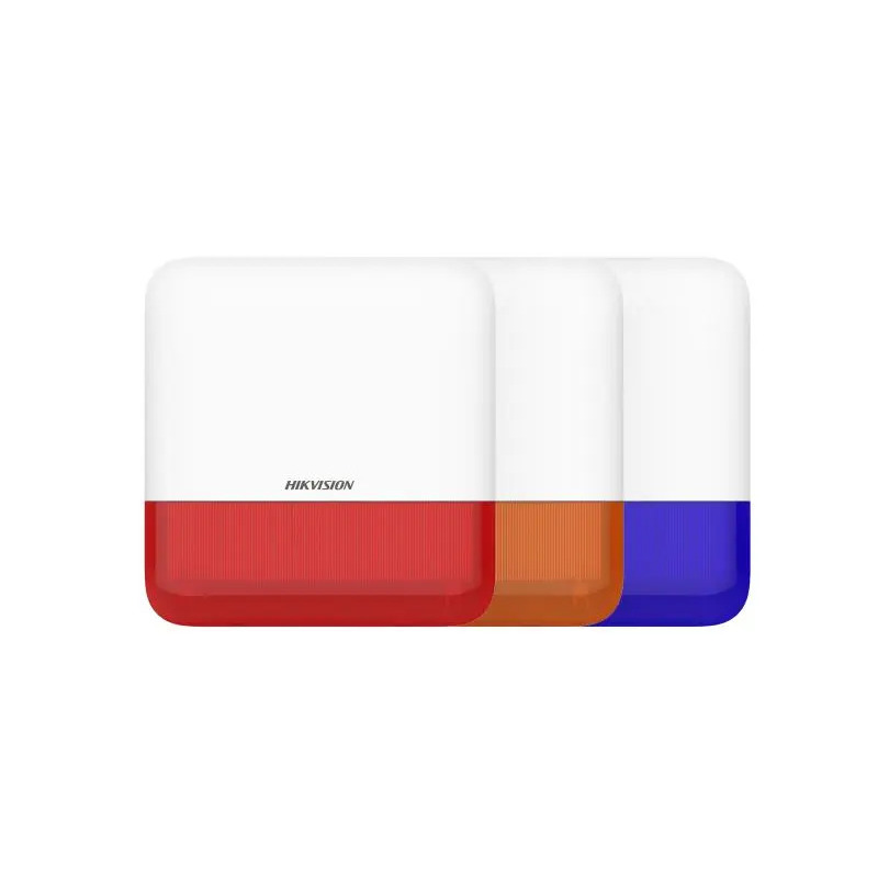 AX PRO Sirena Inalámbrica con Estrobo Rojo para Exterior IP65 / 110 dB