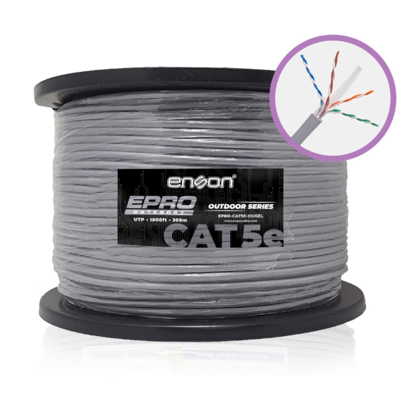 Enson EPRO-CAT5E-OUGEL cable de red Gris 305 m U/UTP (UTP)