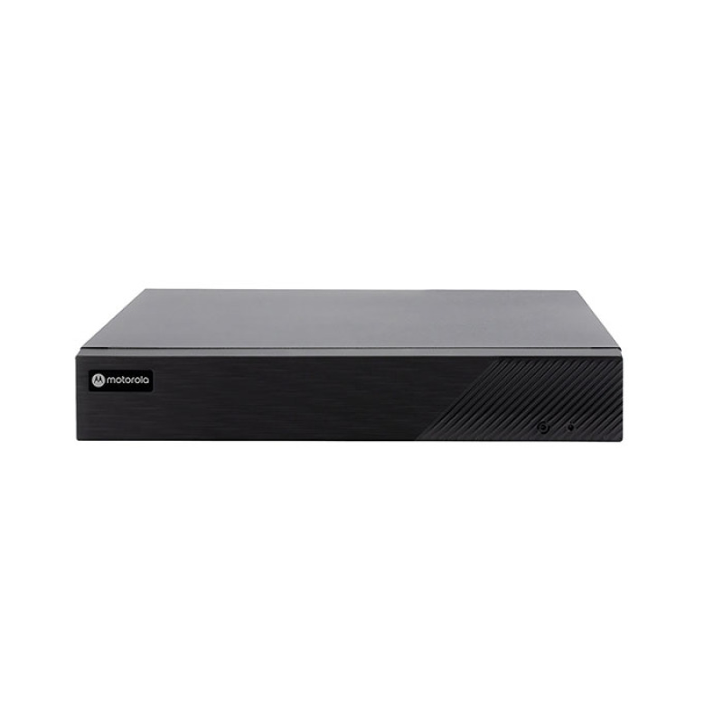 DVR MOTOROLA MTD041F0011 / 4 CANALES / 2 CANALES IPC ADICIONALES / 5MP FULL HD DE 1080P / ANALITICOS / H.265 / H.264 / MJPEG / SATA X1 / POS 2 CANALES / CYBERSEGURIDAD GDRP