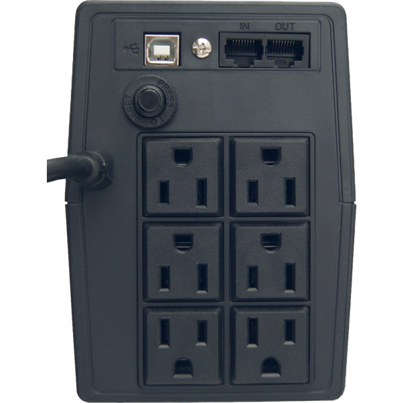 NO BREAK VICA OPTIMA 750 750VA 360W 6 TOMAS REGULADAS image 3