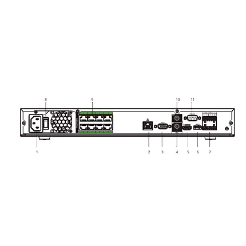 DAHUA NVR5208-8P-EI - NVR de 2 Megapíxeles/ 8 Canales IP/ WizSense/ 8 Puertos PoE/ Smart H.265+/ 2 Ch de Reconocimiento Facial y FD/ Hasta 20 Bases de Datos de Rostros/ 2 Puertos SATA/ SMD Plus/ Onvif/ #LoNuevo image 4