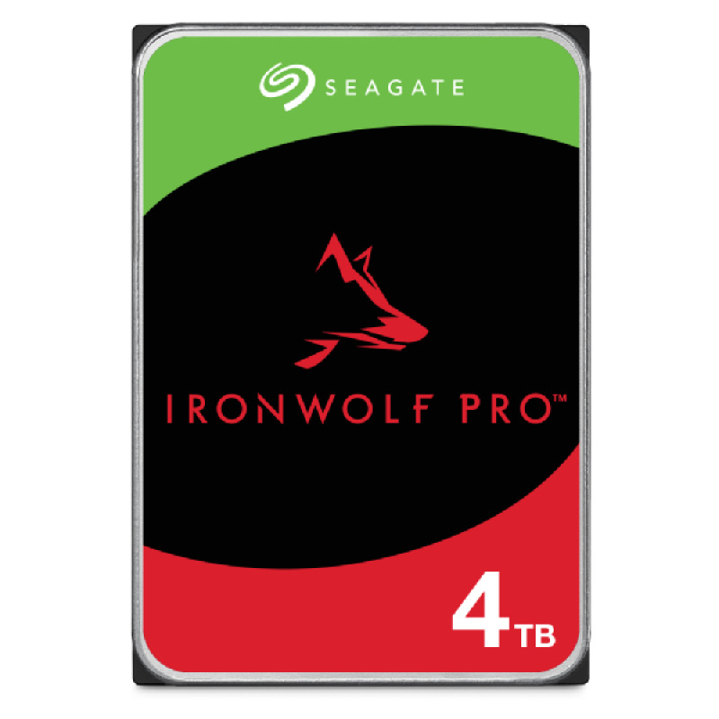 DISCO DURO INTERNO SEAGATE IRONWOLF PRO 4TB 3.5 ESCRITORIO SATA3 6GB/S 256MB 7200RPM 24X7 HOT-PLUG NAS 1-24 BAHIAS