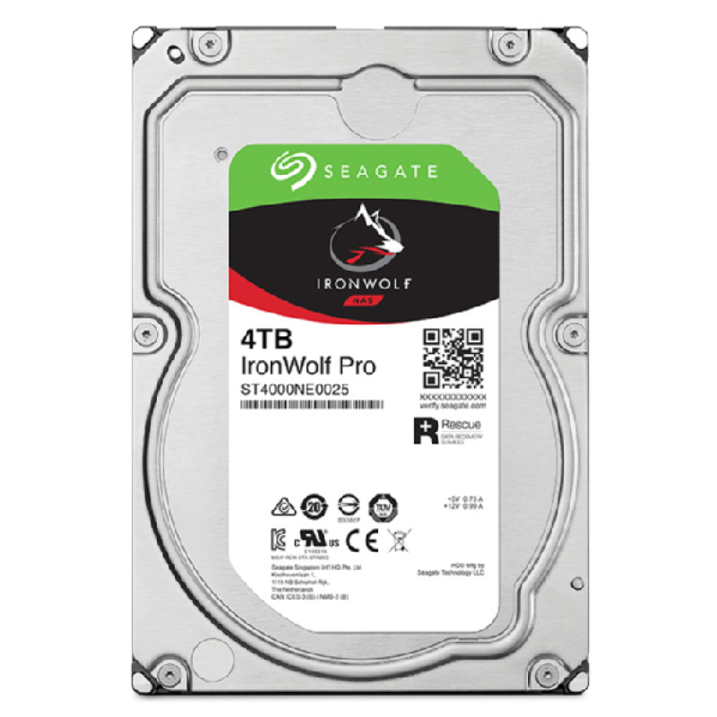 DISCO DURO INTERNO SEAGATE IRONWOLF PRO 4TB 3.5 ESCRITORIO SATA3 6GB/S 256MB 7200RPM 24X7 HOT-PLUG NAS 1-24 BAHIAS image 4