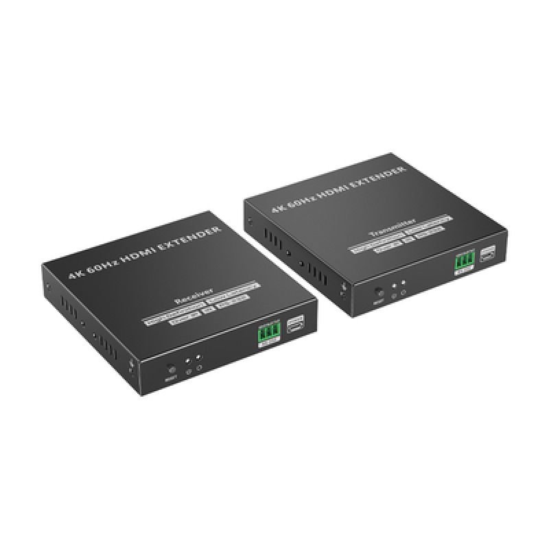 Kit Extensor HDMI para distancias de 120 metros | Soporta resolución 4K 60Hz | Cat 6 6a y 7 | Salida Loop en el Tx para visualización local | Soporta control remoto del equi image 2