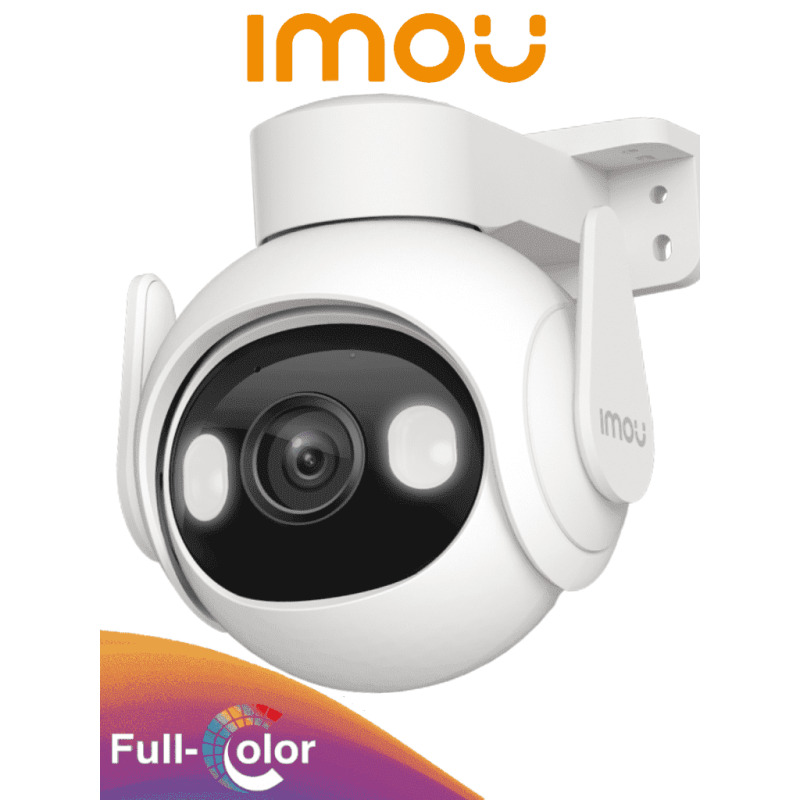 IMOU Cruser 2 3k (IPC-GS7EN-3M0WE) - Cámara IP PT Wifi de 3 Megapíxeles/ Full Color/ IMOU SENSE/ Audio 2 Vías/ Micrófono y Altavoz/ Sirena de 110dB/ Seguimiento Inteligente/ Detección de Personas y Vehiculos/  IP66/Ranura para MicroSD/  #LoNuevo