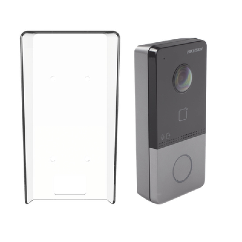 Kit Videoportero IP  Carcasa protectora 2 Megapixel  / PoE Estandar / IP65  / Apertura desde Hikconnect / Soporta 1 Departamento y Hasta 6 Monitores / Soporta Tarjetas Mifare / 1 Salida Relay image 2