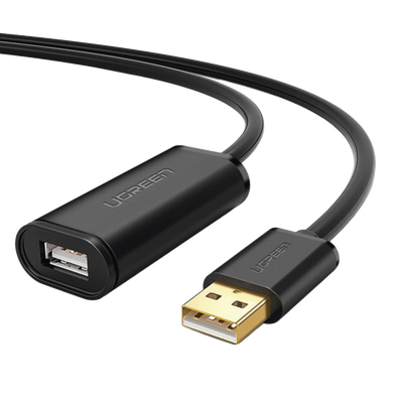 Cable de Extensión Activo USB 20 / 10 Metros / MachoHembra / Booster individual FE11S incorporado / Velocidad de hasta 480 Mbps / Ideal para impresoras consolas  Webcam etc image 2