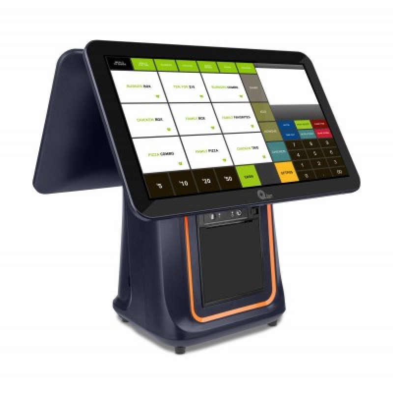 Qian QOS-A09TC-01 sistema POS 2 GHz RK3568 39.6 cm (15.6") 1366 x 768 Pixeles Pantalla táctil