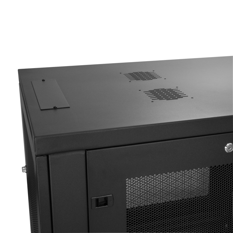 GABINETE RACK DE SERVIDORES 6U DE 19 PARA MONTAJE - CON PROFUNDIDAD AJUSTABLE DE 38CM/15 Y CIERRE DE SEGURIDAD - VENTILACION, ESTANTE Y CINTA DE GANCHO Y FELPA - ENSAMBLADO STARTECH.COM image 6