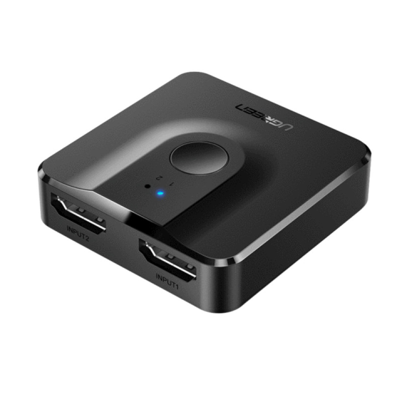 Switch/Divisor HDMI 4K 60Hz Splitter  | Bidireccional 2 Entradas 1 Salida/1 Entrada 2 Salidas | Switch Conmutable | Led Indicador | 3D | HDR | Dolby Atmos | Potente Chip IC | Diseño Compacto | No Requiere Energía