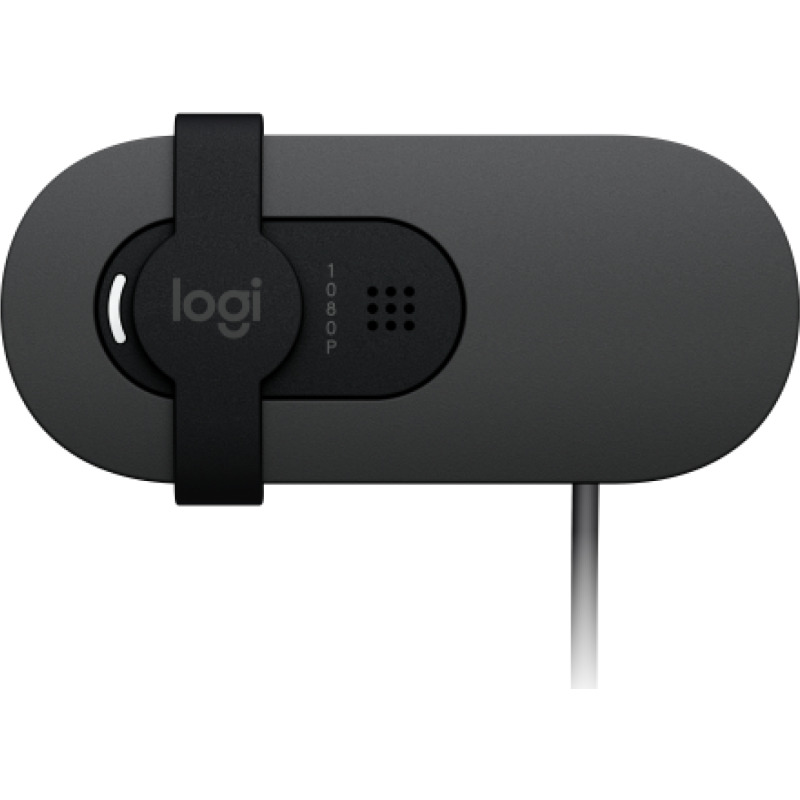 WEBCAM LOGITECH BRIO 100 GRAFIITO FHD 1080 A 30 FPS 58° RIGHTLIGHT 2, MICROFONO USB-A WIN/  MAC / CHROME image 6