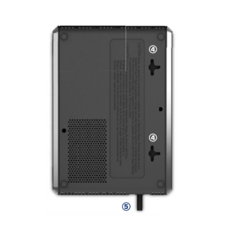 CDP RUPR604 600VA/300W UPS Interactiva AVR 4 Salidas, 175 Julios, 120 Vac image 2