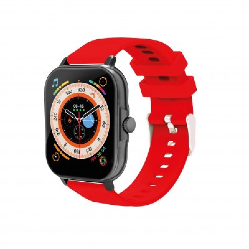 SMARTWATCH NECNON (NBSW2125SI) NEG-ROJ 1.81",IP67,BT,MEDICION O2,PRESION,FREC. CARDIACA,BAT 160MAH image 2