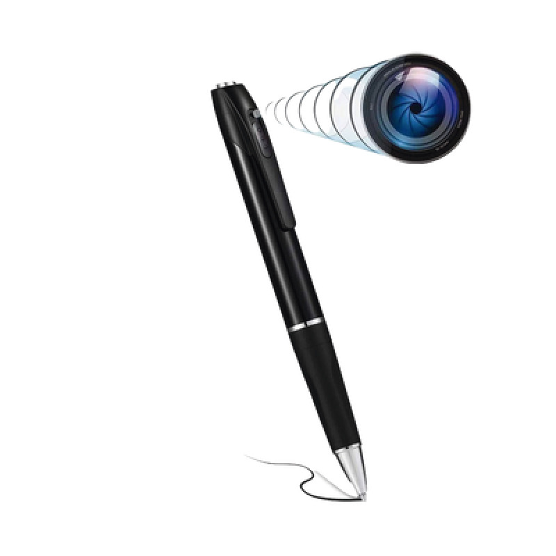 Cámara Oculta en Bolígrafo Spyce Camera /  Full HD / Grabación de Video y Audio / Captura de Fotos / Soporta Memoria MicroSD de hasta 64G / Tiempo de Carga Aprox 1 hora / Tiempo de Trabajo 120 min / Incluye Cable de Carga