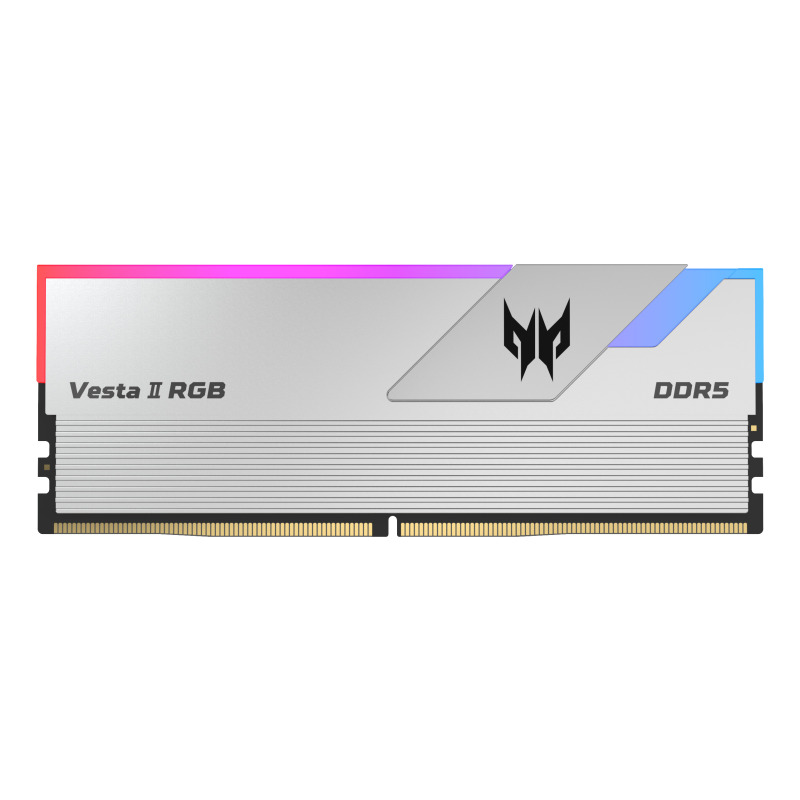MEMORIA DIMM DDR5 PREDATOR (BL.9BWWR.379) VESTA II, RGB, 32GB (2X16GB), PLATA, 6000 MTS, CL32
