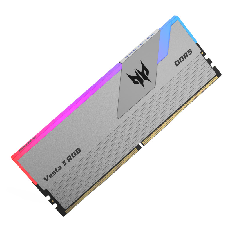 MEMORIA DIMM DDR5 PREDATOR (BL.9BWWR.379) VESTA II, RGB, 32GB (2X16GB), PLATA, 6000 MTS, CL32 image 4