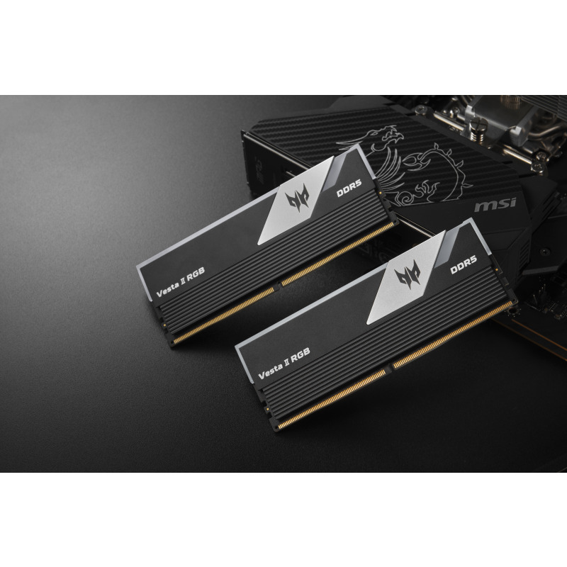 MEMORIA DIMM DDR5 PREDATOR (BL.9BWWR.379) VESTA II, RGB, 32GB (2X16GB), PLATA, 6000 MTS, CL32 image 16