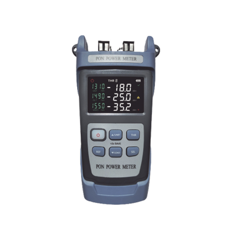 Medidor de Potencia Óptica OPM para Fibra Óptica en Redes FTTx / Soporta 3 Longitudes de Onda 1310nm  1490nm y 1550nm / Compatible con Conectores SC y FC image 2