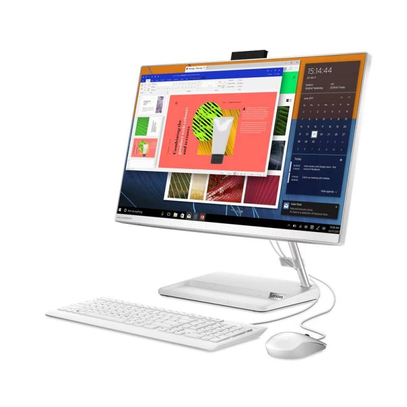 AIO LENOVO IDEACENTRE 3 24ALC6/RYZEN 5 7430U  2.3 GHZ/8GB/256GB SSD/23.8 FHD/COLOR BLANCO/WIN 11 HOME/1 AÑO EN CENTRO DE SERVICIO