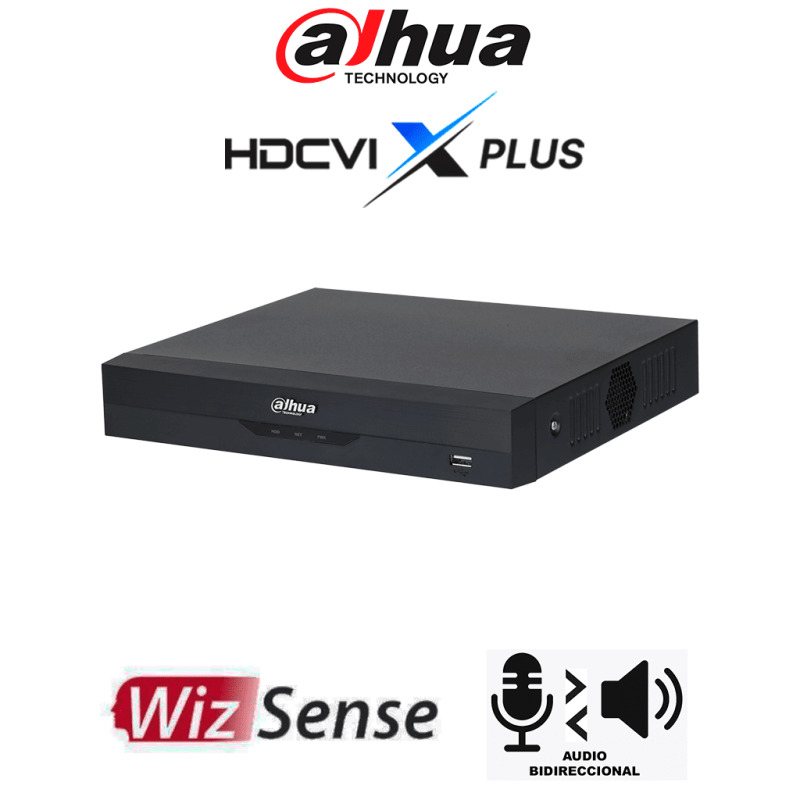 DAHUA DH-XVR5108HS-4KL-I3/T - DVR 4K de 8 Canales WizSense/ HDCVI X PLUS/ Audio Bidireccional/ Acupick/ SMD Plus/ H.265+/ Protección Perimetral y Reconocimiento Facial/ Compatible Dolink Care