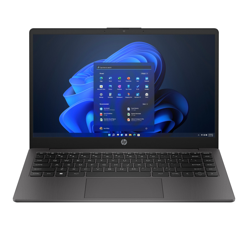 HP 245 14 inch G10 Notebook PC AMD Ryzen™ 3 7330U Computadora portátil 35.6 cm (14") HD 8 GB DDR4-SDRAM Wi-Fi 6 (802.11ax) FreeDOS Negro image 2