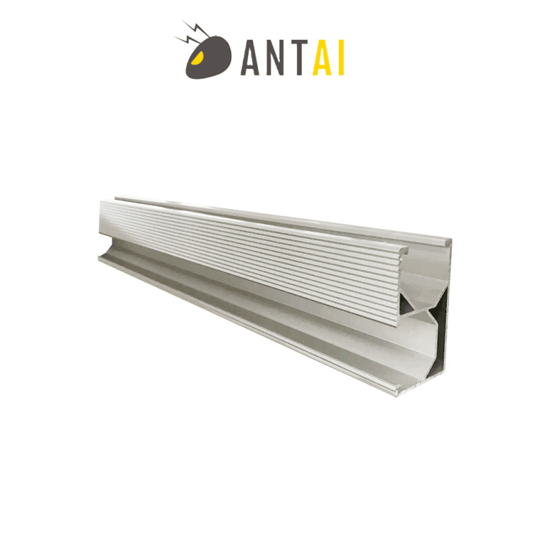 Riel de aluminio (2400 mm) - Aluminio anodizado de alta resistencia - ANTAI SOLAR