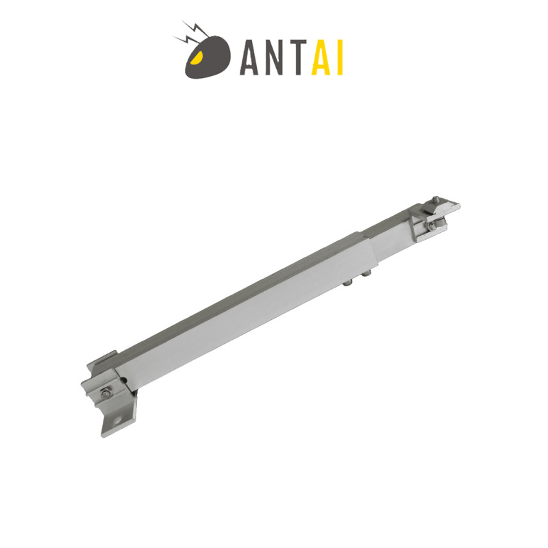 Pata trasera con altura ajustable - adjustable rear leg reinforced 15° a 30 ° - Aluminio anodizado de alta resistencia - ANTAI SOLAR