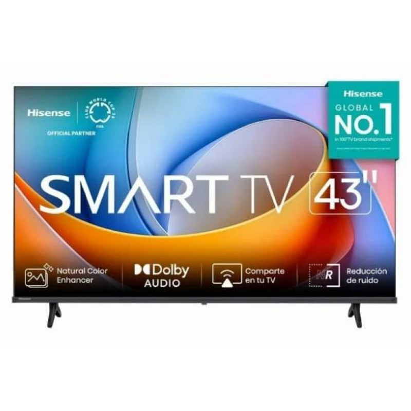 TELEVISION 43 PULGADAS HISENSE 43A45NV SMART VIDAA, FULL HD, DTS VIRTUAL X, WIFI