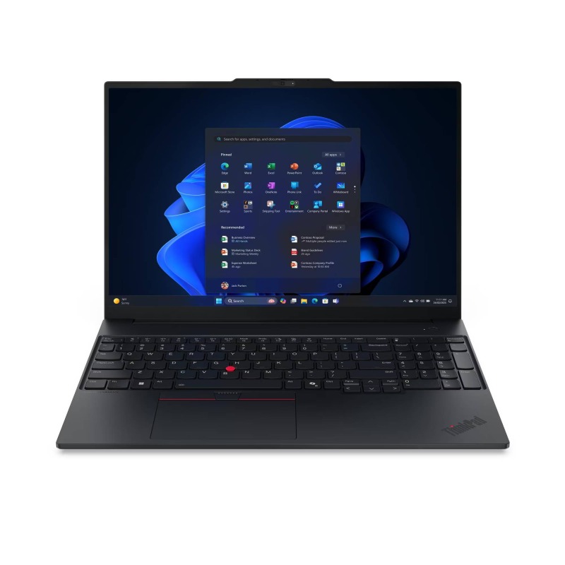 LAPTOP LENOVO THINKPAD E16 GEN 3 / CORE ULTRA 5 225U 3.8GHZ / 16GB DDR5 / 512GB SSD / 16 WUXGA 1920X1200 / NEGRO / WIN 11 PRO / 1YR EN SITIO